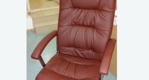 Обтяжка офисного кресла. Новопавловск